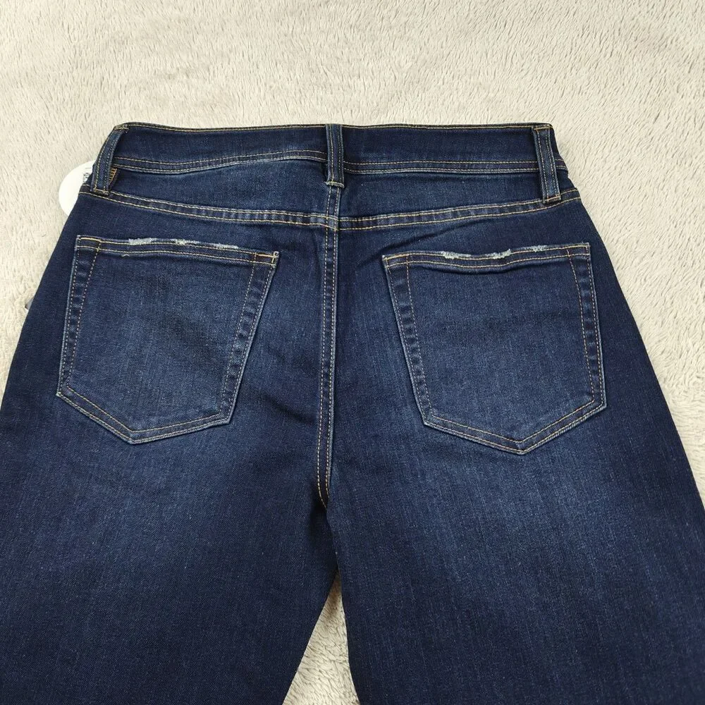 BlankNYC Stanton Jeans Men's 32x32 Dark Mid Blue Straight Leg Stretchy